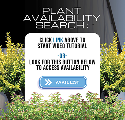 Searchable Availability Plant List!