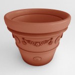 CRESNT GARLAND 24x9 PLANTER