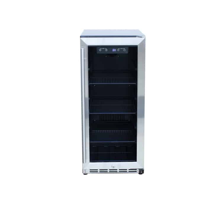 15 INCH OUTDOOR RATED FRIDGE WITH GLASS DOOR
