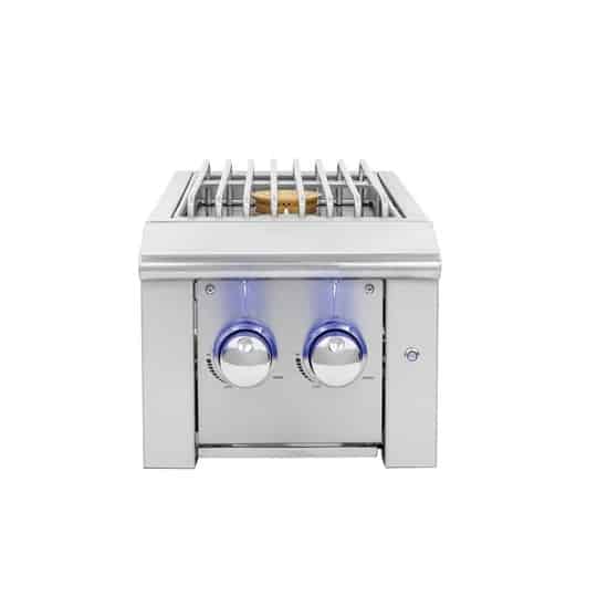ALTURI DOUBLE SIDE BURNER WITH LED ILLUMINATION